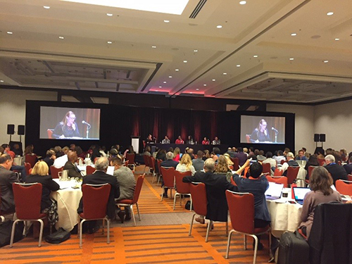 The Opening Plenary Session with a student panel from Skyline College.