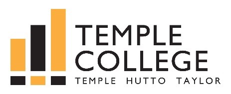 Temple College logo