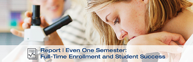 Even One Semester: Full-Time Enrollment and Student Success