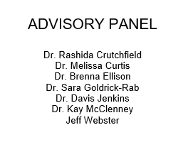 Advisory committee members for the Race/Ethnicity Pilot Survey included the following members: Dr. Michael A. Baston, Dr. Carlton J. Fong, Dr. Stephanie Hawley, Dr. Richard J. Reddick, Dr. Victor B. Sáenz, and Dr. Adelina S. Silva.